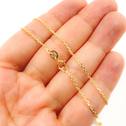 Solid Gold Cable Chain